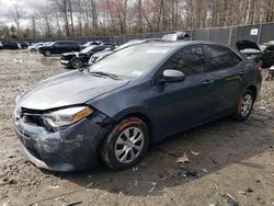 Salvage cars for sale at Waldorf, MD auction: 2016 Toyota Corolla ECO