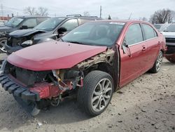 Salvage cars for sale at Lansing, MI auction: 2012 Ford Fusion SEL