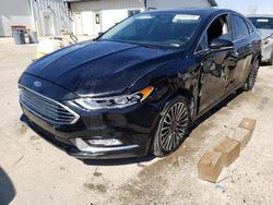 Salvage cars for sale at Pekin, IL auction: 2018 Ford Fusion TITANIUM/PLATINUM