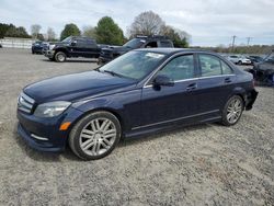 Salvage cars for sale from Copart Mocksville, NC: 2011 Mercedes-Benz C300