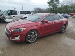 Ford salvage cars for sale: 2019 Ford Fusion Titanium