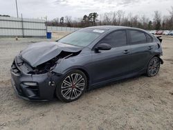 Salvage cars for sale from Copart Lumberton, NC: 2021 KIA Forte GT