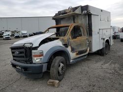 Salvage cars for sale from Copart West Mifflin, PA: 2008 Ford F550 Super Duty