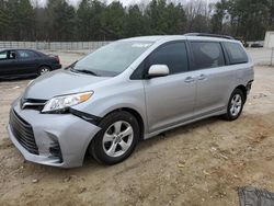 Toyota salvage cars for sale: 2018 Toyota Sienna LE