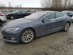 Salvage cars for sale from Copart Arlington, WA: 2017 Tesla Model S