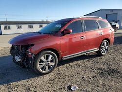 Salvage cars for sale from Copart Airway Heights, WA: 2014 Nissan Pathfinder SV Hybrid