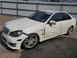 Salvage cars for sale from Copart West Mifflin, PA: 2012 Mercedes-Benz C 300 4matic