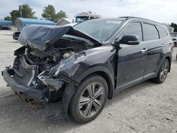 Salvage cars for sale at Prairie Grove, AR auction: 2016 Hyundai Santa FE SE Ultimate