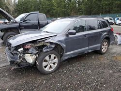 Salvage cars for sale from Copart Graham, WA: 2011 Subaru Outback 2.5I Limited