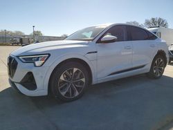 Salvage cars for sale from Copart Sacramento, CA: 2021 Audi E-TRON Sportback Premium Plus