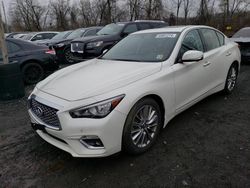 Infiniti salvage cars for sale: 2022 Infiniti Q50 Luxe