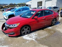 Salvage cars for sale at New Orleans, LA auction: 2016 Honda Accord Sport