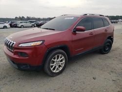 Salvage cars for sale at Lumberton, NC auction: 2017 Jeep Cherokee Latitude