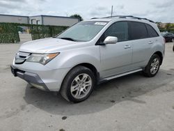 Acura salvage cars for sale: 2009 Acura MDX Technology