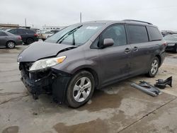 Toyota Sienna LE salvage cars for sale: 2015 Toyota Sienna LE