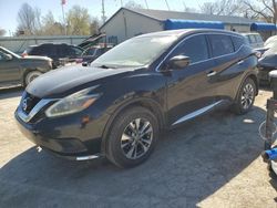 Salvage cars for sale at Wichita, KS auction: 2018 Nissan Murano S