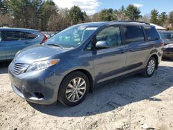 Vehiculos salvage en venta de Copart Mendon, MA: 2017 Toyota Sienna LE