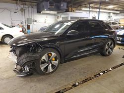 Salvage cars for sale at Wheeling, IL auction: 2022 Audi E-TRON Premium Plus