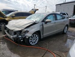 Salvage cars for sale from Copart Chicago Heights, IL: 2015 Ford Fusion S
