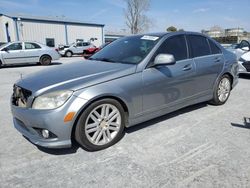 Salvage cars for sale at Tulsa, OK auction: 2009 Mercedes-Benz C300