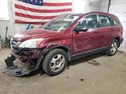 Salvage cars for sale at Lyman, ME auction: 2010 Honda CR-V LX