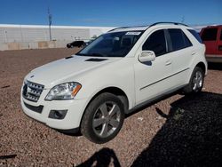 Salvage cars for sale from Copart Phoenix, AZ: 2009 Mercedes-Benz ML 350