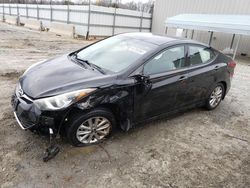 Salvage cars for sale at Spartanburg, SC auction: 2016 Hyundai Elantra SE