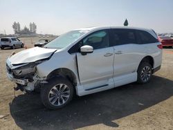 Salvage cars for sale from Copart San Diego, CA: 2022 Honda Odyssey EXL
