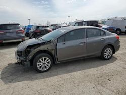 Honda Civic salvage cars for sale: 2012 Honda Civic EX