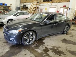 Salvage cars for sale at Ham Lake, MN auction: 2017 Infiniti Q50 Premium