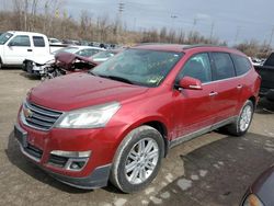 Salvage cars for sale from Copart Bridgeton, MO: 2014 Chevrolet Traverse LT