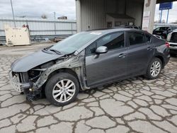 Salvage cars for sale at Fort Wayne, IN auction: 2012 Honda Civic EX