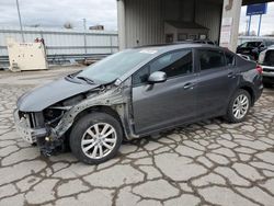 Honda Civic salvage cars for sale: 2012 Honda Civic EX