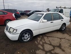 Mercedes-Benz S 420 salvage cars for sale: 1997 Mercedes-Benz S 420