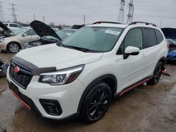 Salvage cars for sale at Elgin, IL auction: 2019 Subaru Forester Sport