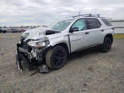 Salvage cars for sale from Copart Sacramento, CA: 2018 Chevrolet Traverse Premier