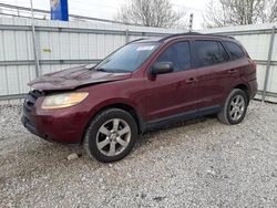 Salvage cars for sale from Copart Walton, KY: 2009 Hyundai Santa FE GLS