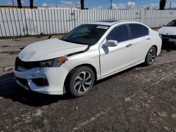 Salvage cars for sale at auction: 2017 Honda Accord EX