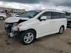 Salvage cars for sale at Wilmer, TX auction: 2015 Nissan Quest S