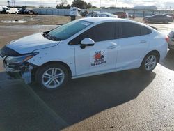Salvage cars for sale at Nampa, ID auction: 2017 Chevrolet Cruze LT