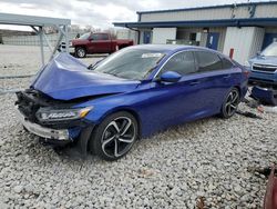 Salvage cars for sale at Wayland, MI auction: 2019 Honda Accord Sport