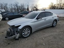 Infiniti salvage cars for sale: 2015 Infiniti Q50 Base