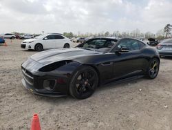 Salvage cars for sale at Houston, TX auction: 2018 Jaguar F-TYPE 400 Sport