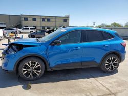 Salvage cars for sale at Wilmer, TX auction: 2021 Ford Escape SE