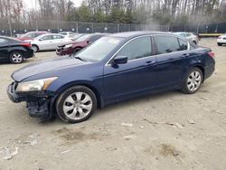 Salvage cars for sale from Copart Waldorf, MD: 2008 Honda Accord EXL