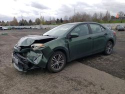 Salvage cars for sale at Portland, OR auction: 2016 Toyota Corolla L