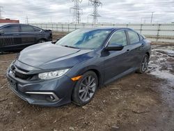 Honda salvage cars for sale: 2019 Honda Civic EX