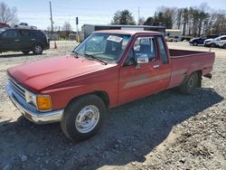 Salvage cars for sale from Copart Mebane, NC: 1987 Toyota Pickup Xtracab RN70 DLX