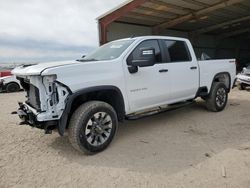 Salvage cars for sale at Houston, TX auction: 2024 Chevrolet Silverado K2500 Custom