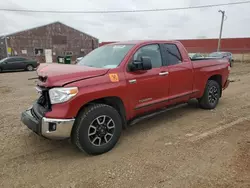 Salvage cars for sale from Copart Rapid City, SD: 2016 Toyota Tundra Double Cab Limited